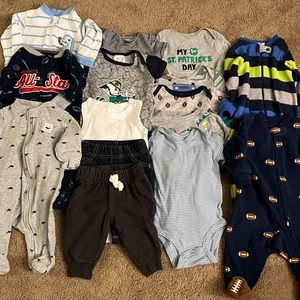 Lot of 15 baby boys 3 month clothes